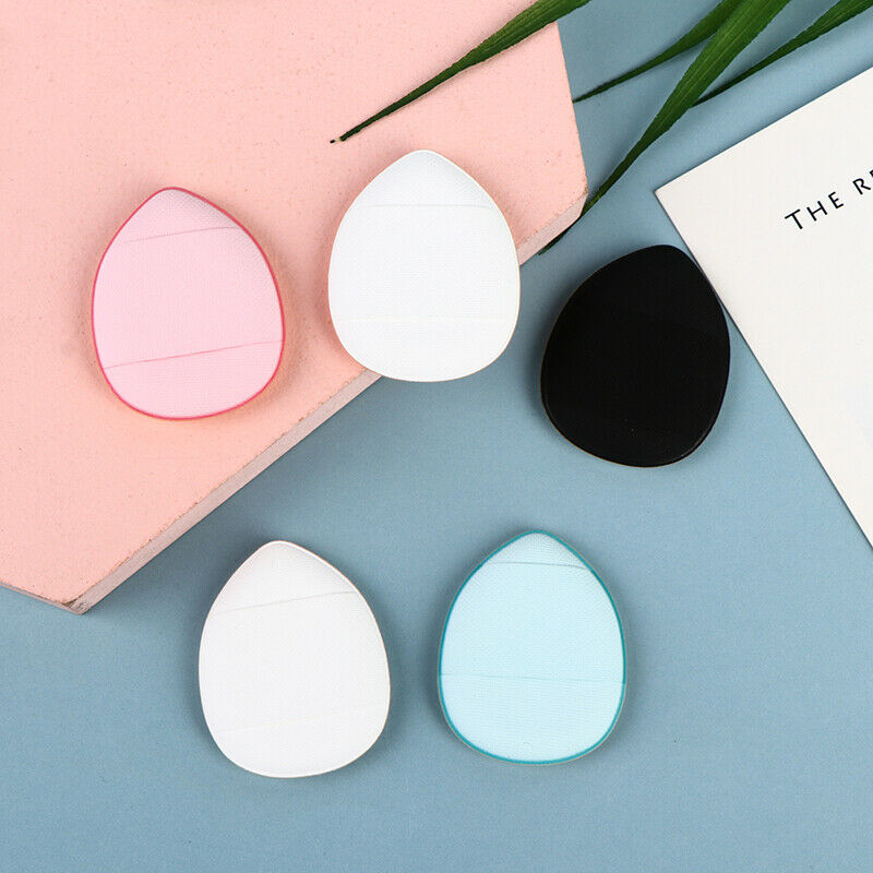 5pcs Mini Soft Finger Air Cushion Puff Makeup Sponge Random Color Fine Po EADFA
