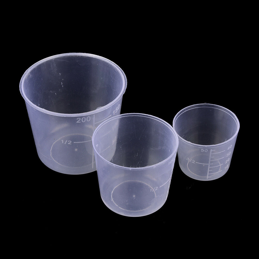 Small Plastic Glue Mixing Cup Bait Mix Measuring Cups Kit  for Carp Fishin.l8