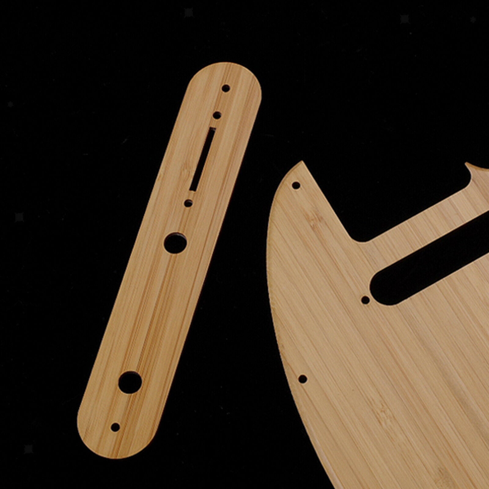 Bamboo Pickguard Back Plate for  Electric Guitar Parts Accessories Luthier