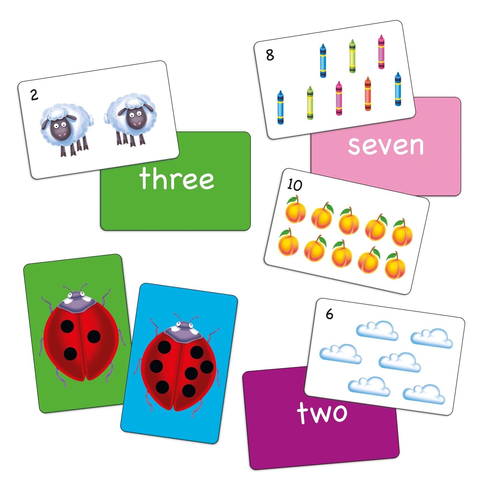 20804 Ravensburger My First 1,2,3 Flash Cards Number Game Children Age 3 Years+