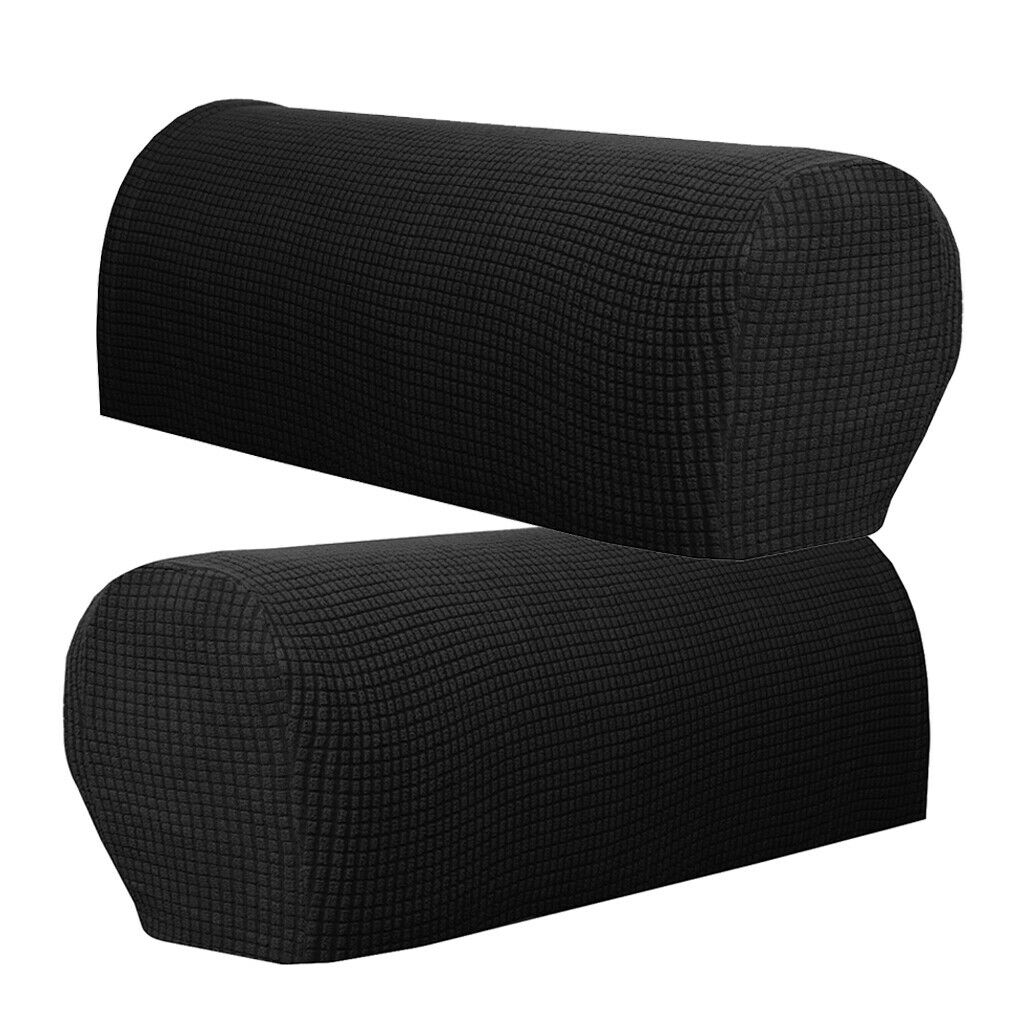 3 Pairs/ 6 Pieces Armchair Arm Covers Stretchable Sofa Arm Caps Armrest Covers