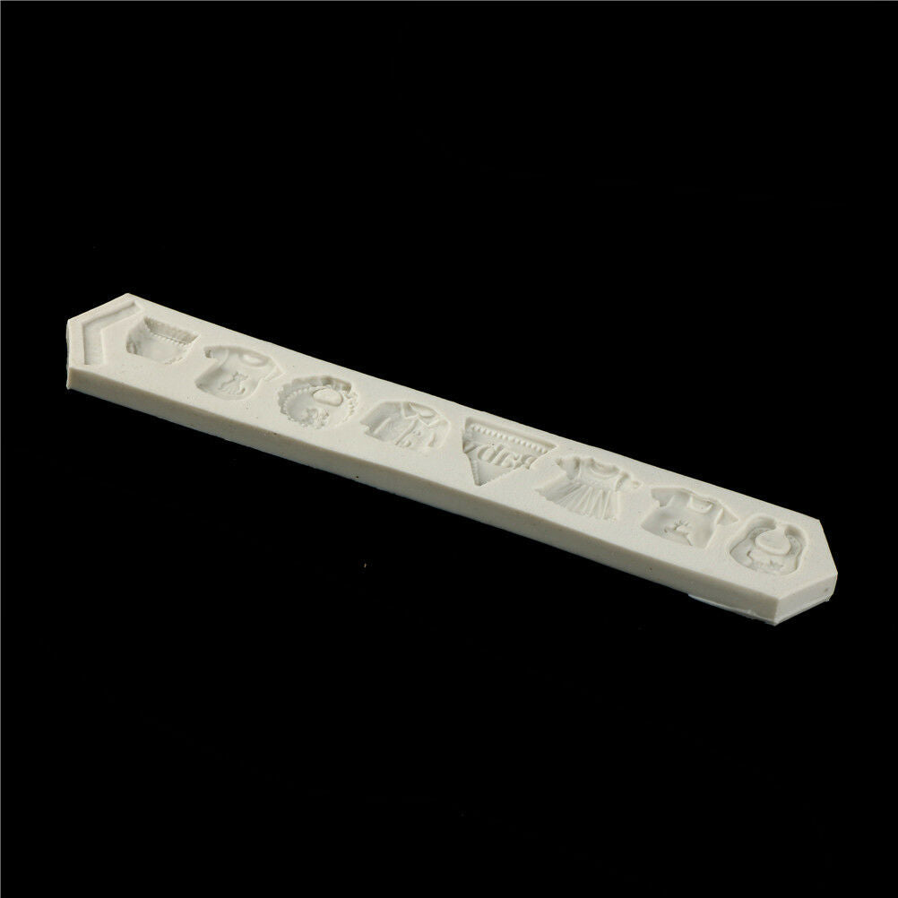 Baby Clothes Silicone mold fondant mold cake decorating tools chocolate J.l8