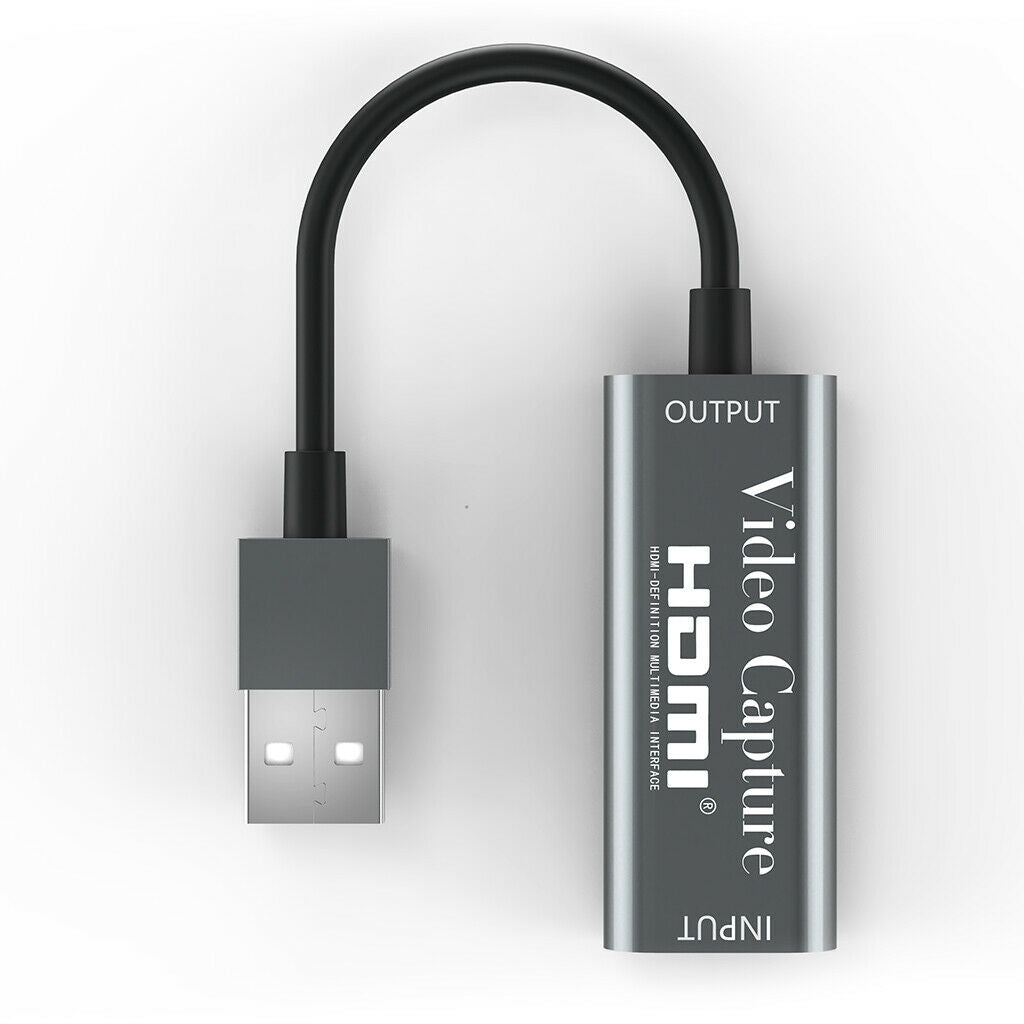 Audio Video Capture Card   to USB 2.0 1080p 30fps for Gaming Teaching
