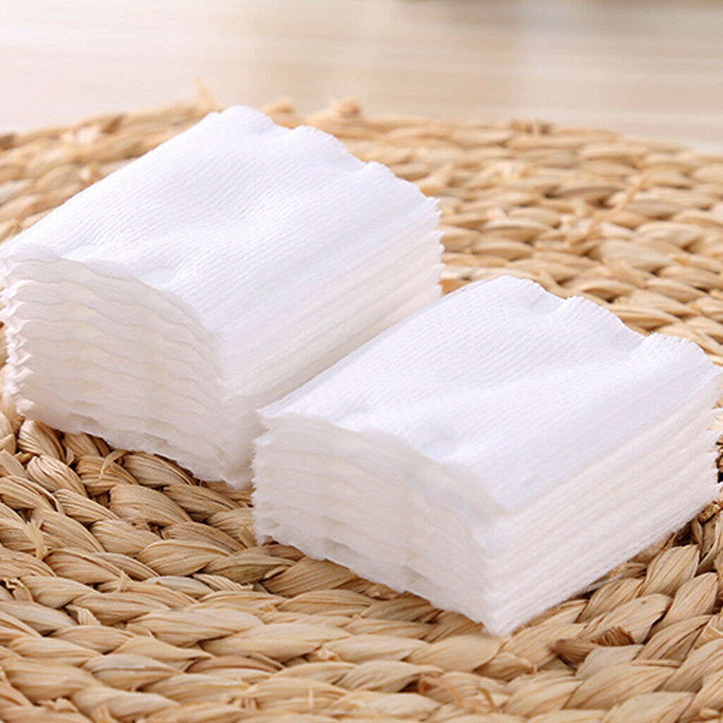100x Soft Makeup Remover Cotton Pads Cosmetic Puff Face Nail Cleaning Wipes