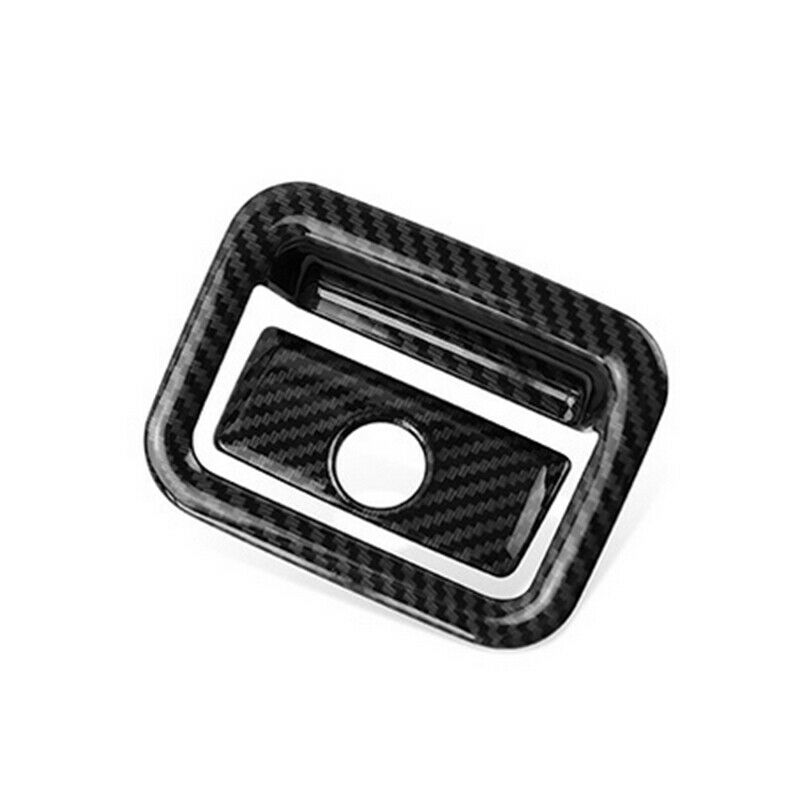 ForToyota Camry 2018-2021 Carbon Fiber Style Copilot Storage Box Handle Trim