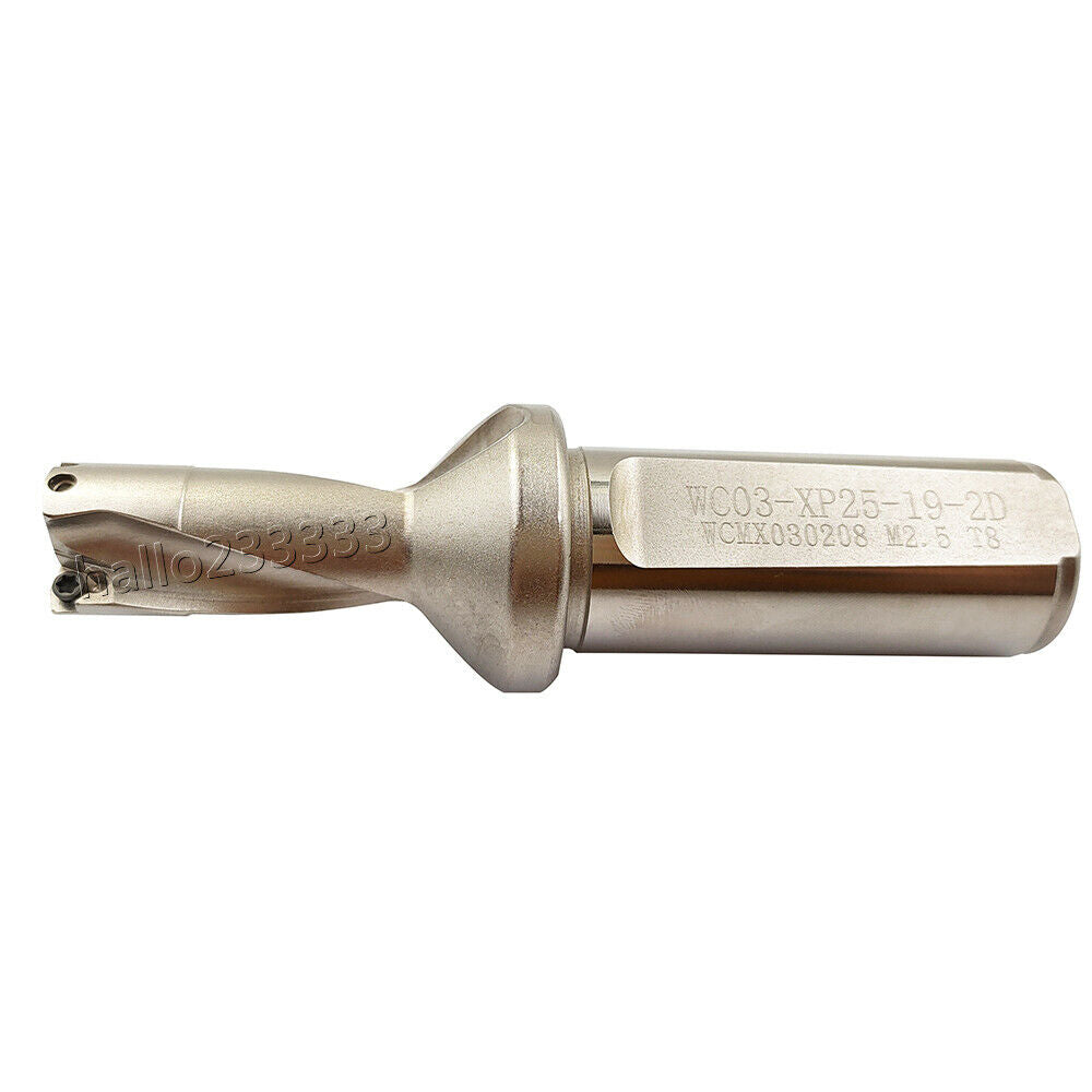 WC-19-2D-C25 U drill indexable drill 19mm WPD190-C25-2D for WCMX03 WCMT03 insert