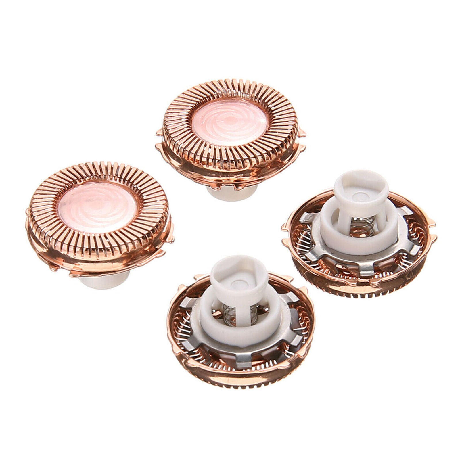 4Pcs Facial Hair Remover Replacement Heads For Flawless Touch Facial Cleaning
