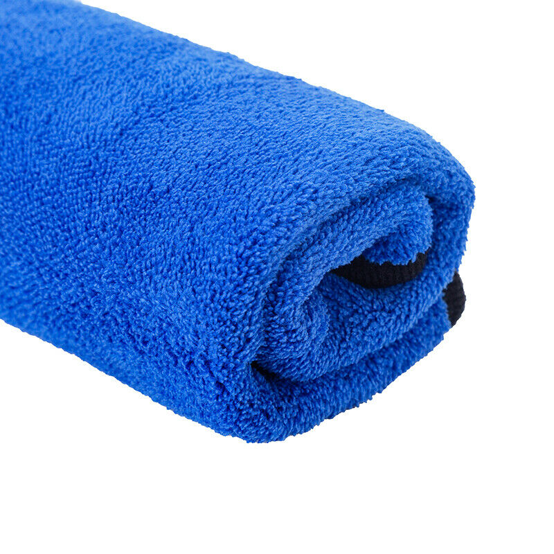 1PC Blue 600GSM Premium Plush Microfiber Towel Professional Wash Cleaning Drying
