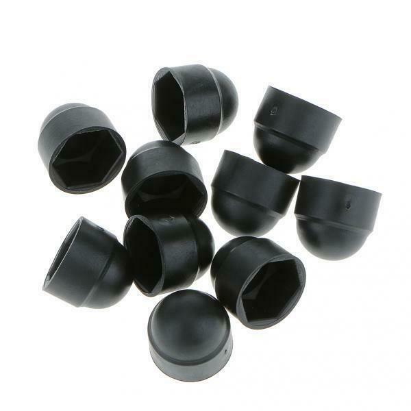 50 Pieces Dome Bolt Nut Protection Caps Covers Hexagon Screws DIY Building