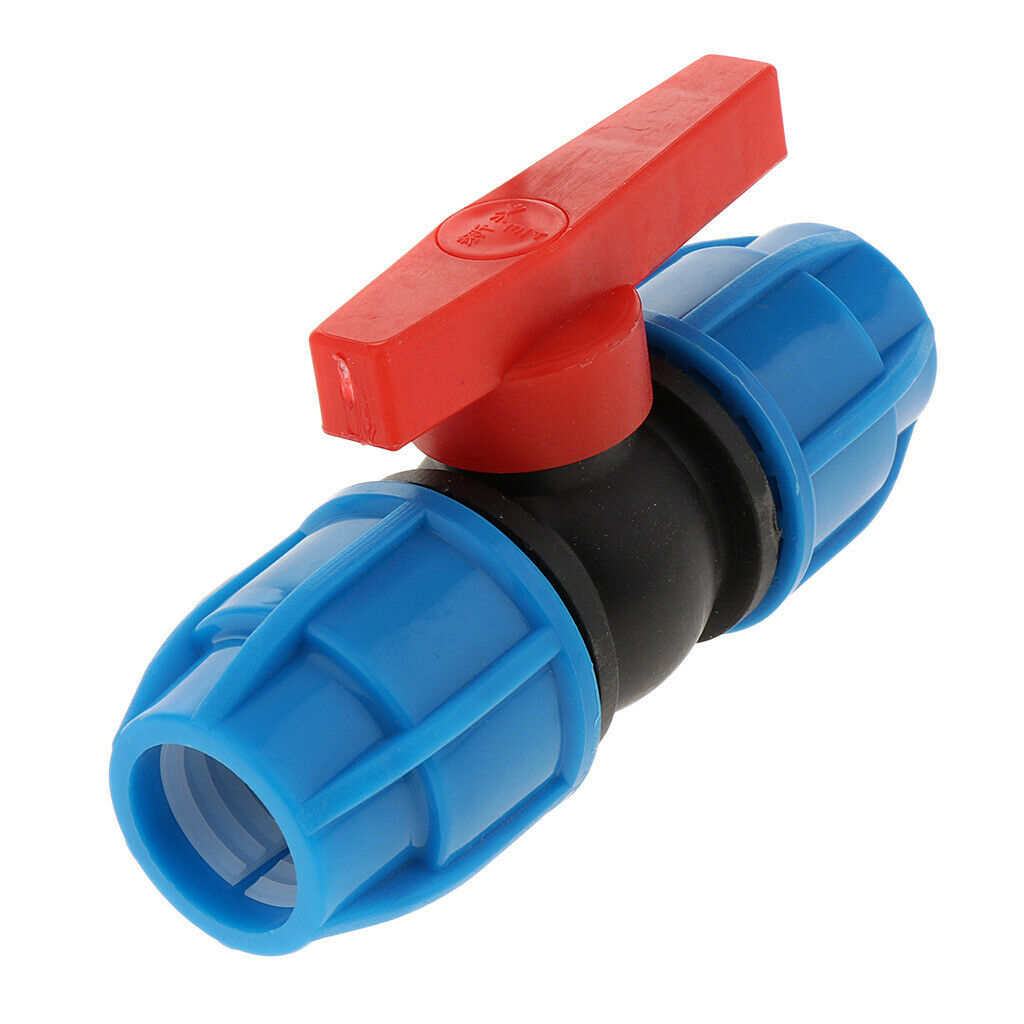 3X pe plastic valve - straight valve - plastic core and steel core in