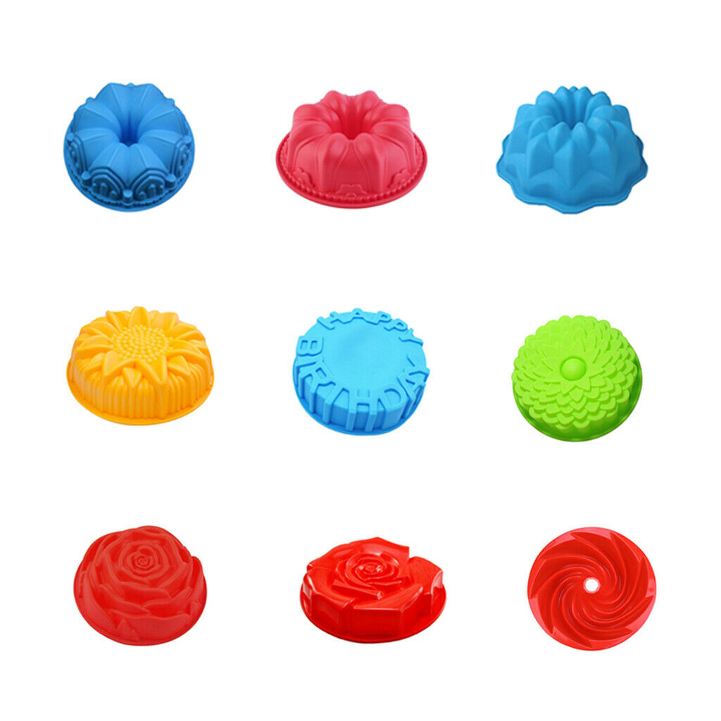 Crown Castle Silicone Cake Pan Cake Pan Mold Non Stick Baking Pan DIY Baking