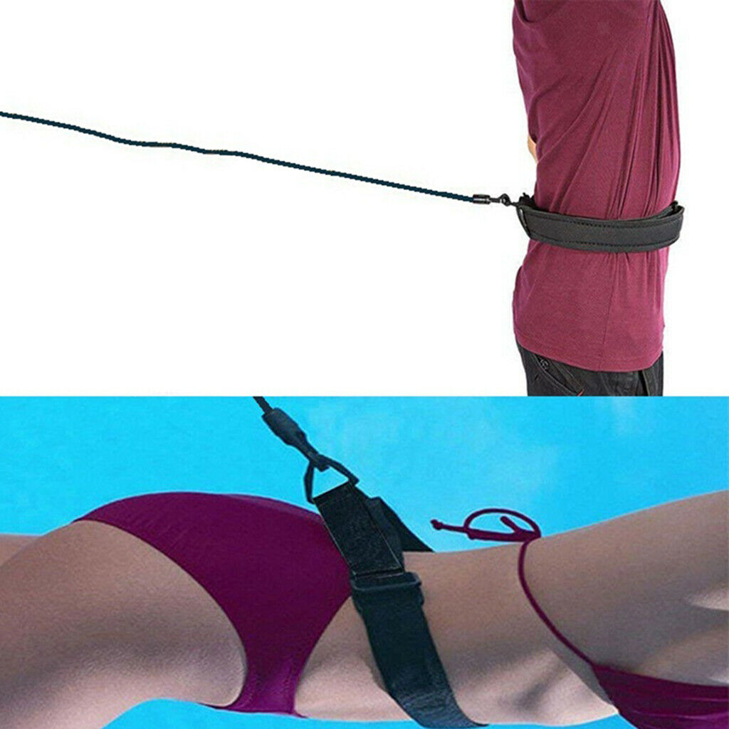 4 Set 3.0M Swim Training Belt Stationary Swimming Swim Training Tool Harness