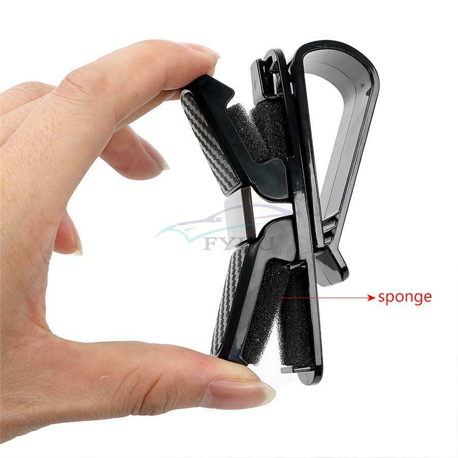 10×3.5×4.2cm ABS Autocar Interior Multi-function Glasses/ Cards Clip Accessories