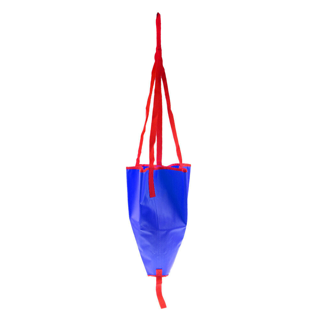 18 "Blue PVC Fishing Nautical Anchor Drogue For 12-14ft Boat Yacht Kayak Dinghy