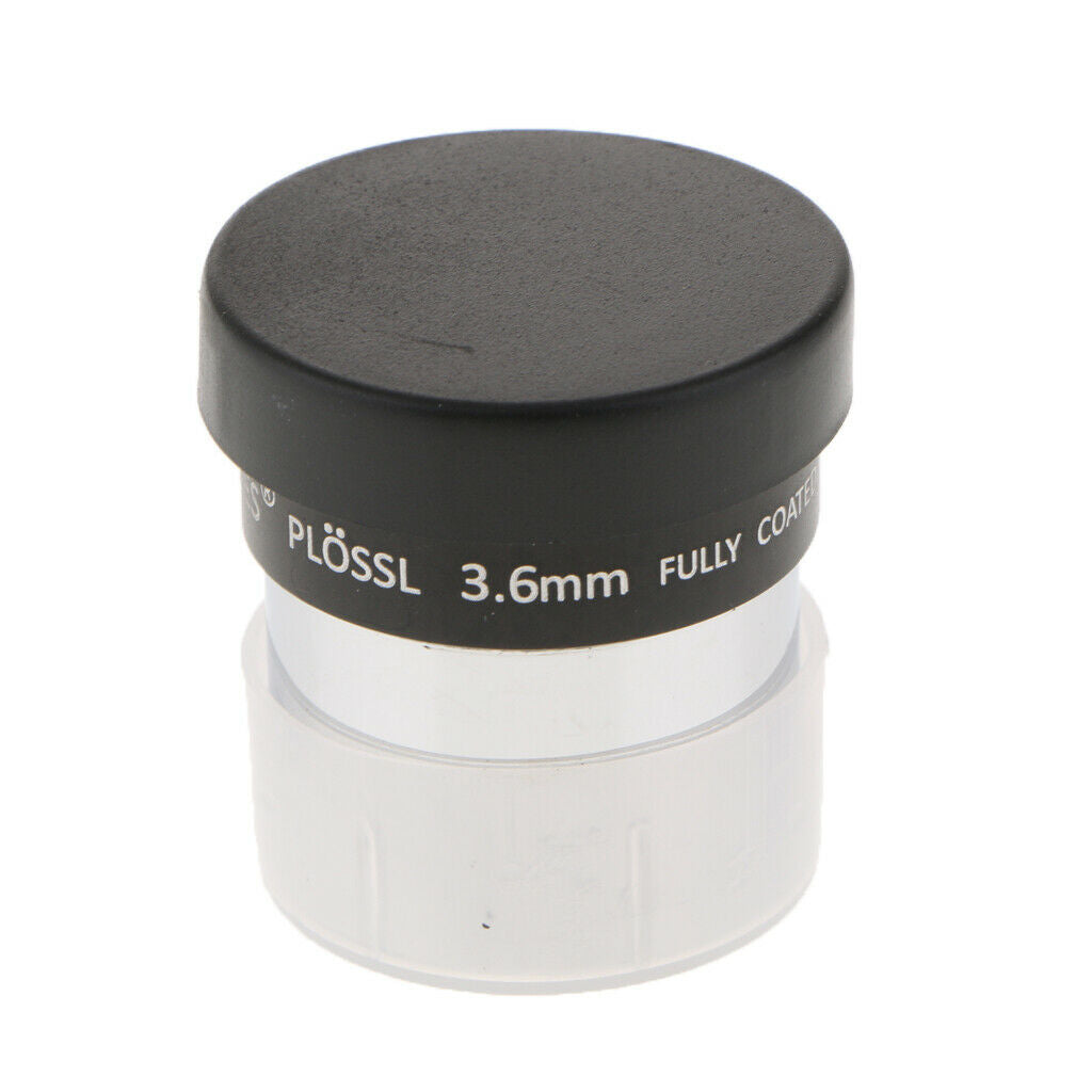 55 Degree Telescope Eyepiece Plossl PL 3.6mm HD Optical Glass with Black Color