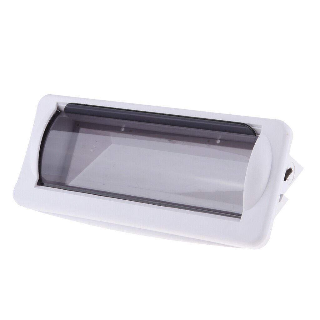 Universal Marine Radio Cover Waterproof with Flip-up Door (White)
