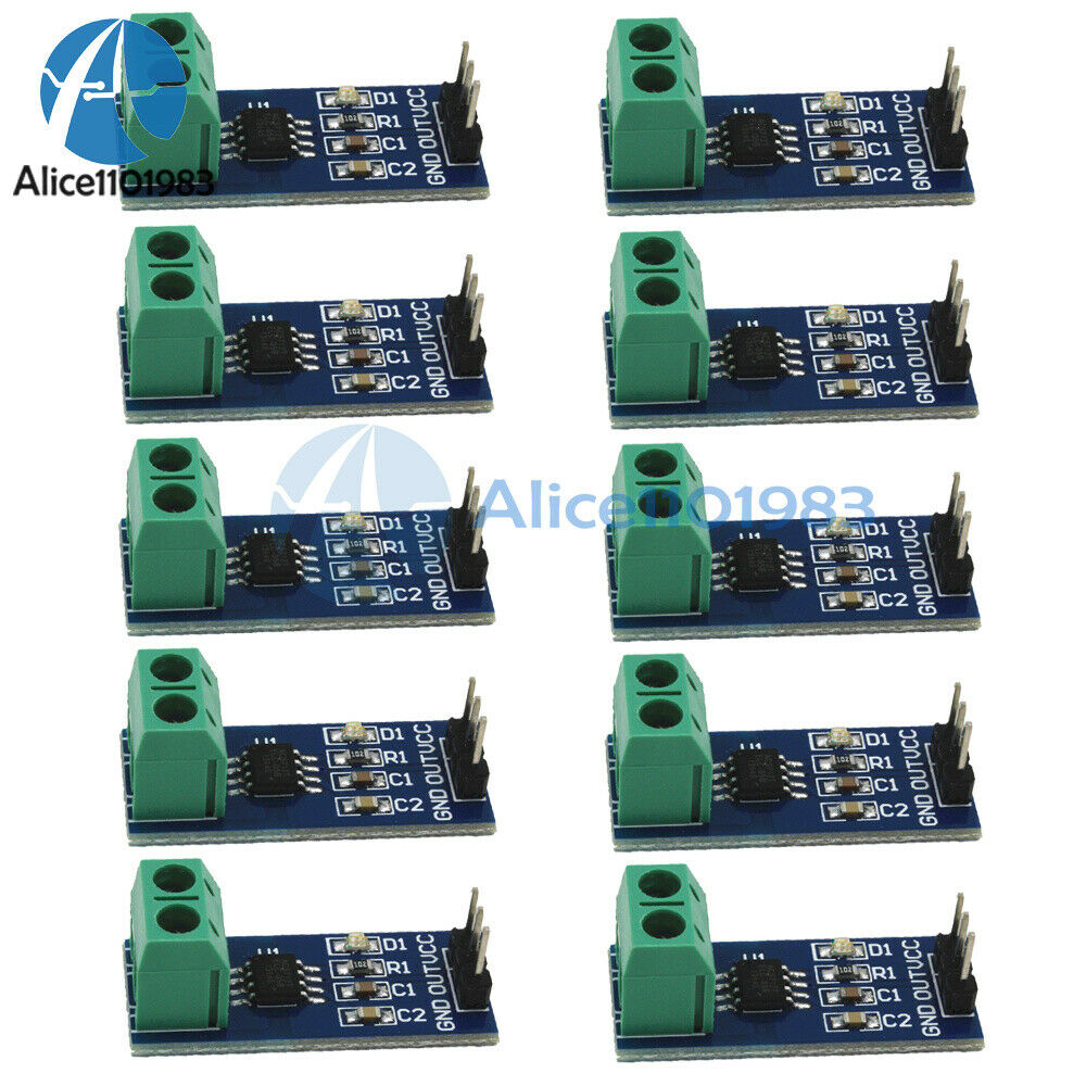 10PCS Design 30A Range Current Sensor Module ACS712 Module ACS712ELC-30A