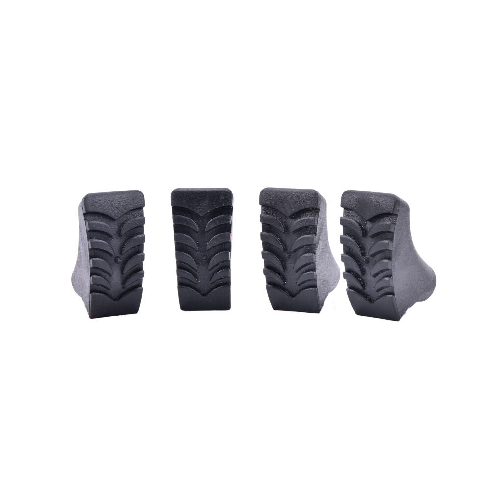 4X Anti-slip rubber paw feet tips hammers hiking stick walking trekking cap Fx