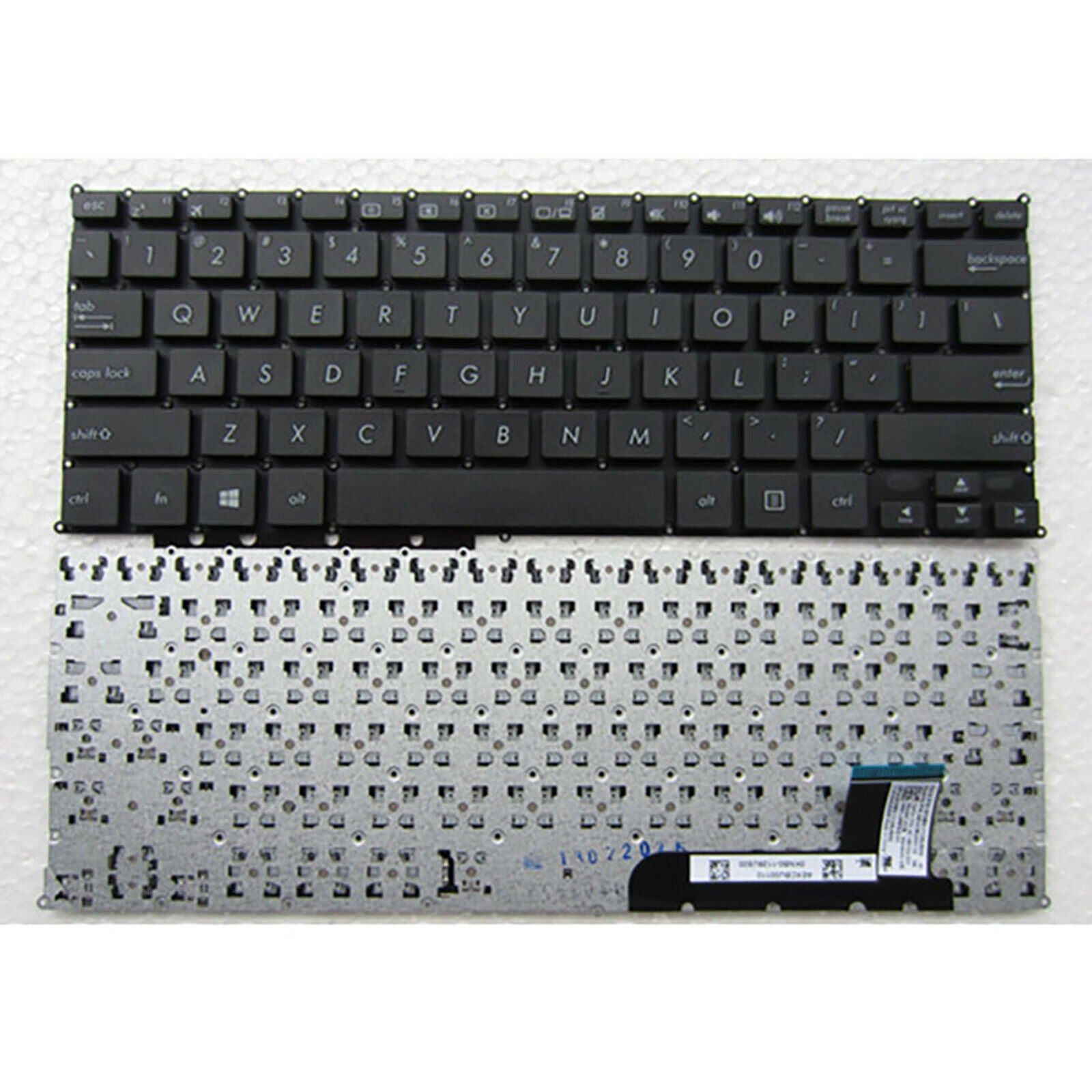 Black US Laptop Keyboard Replaces for Asus Q200E S200 X201 X201E x202e