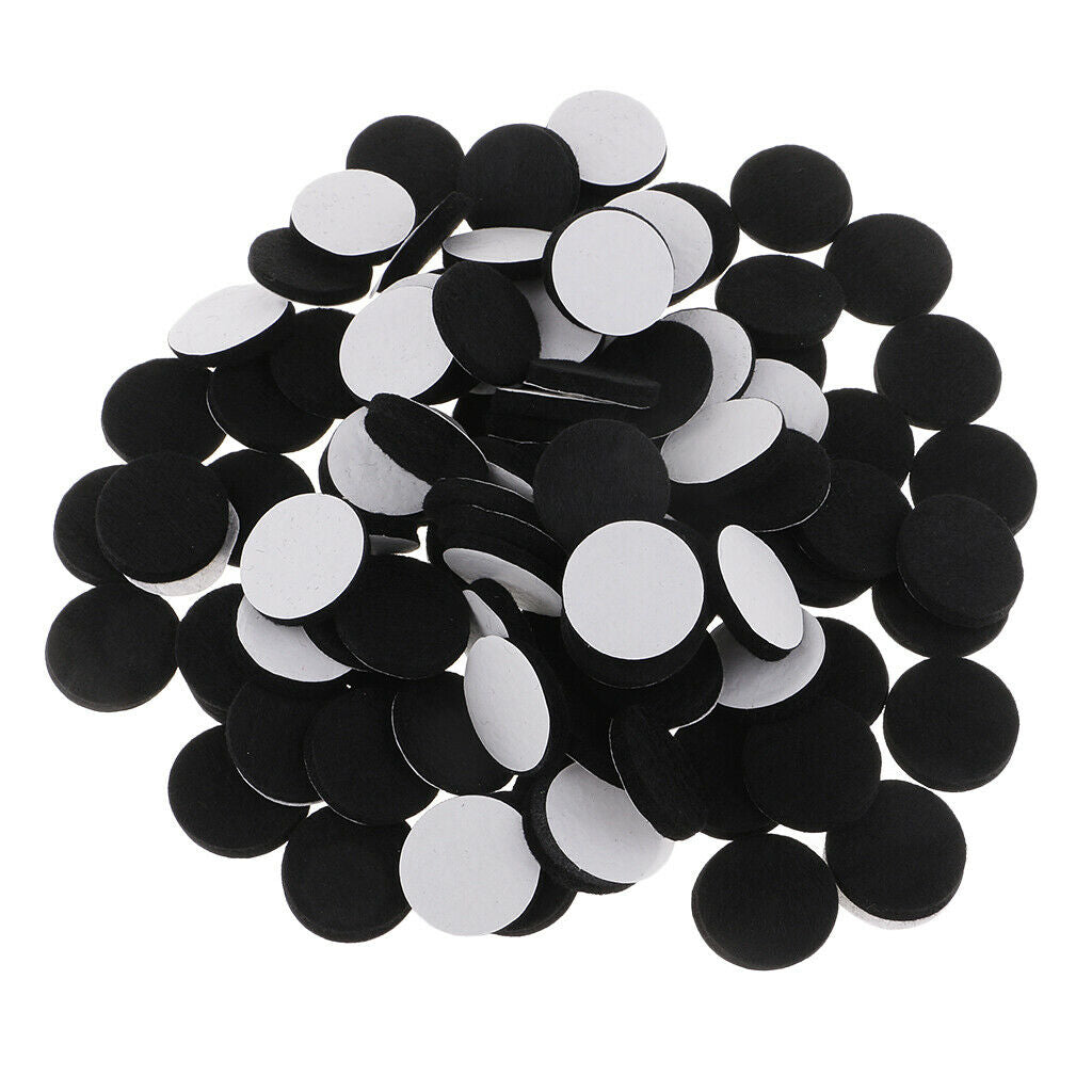 100x Self Adhesive 30mm Felt Pads Furniture Table Feet Wood Floor Protectors