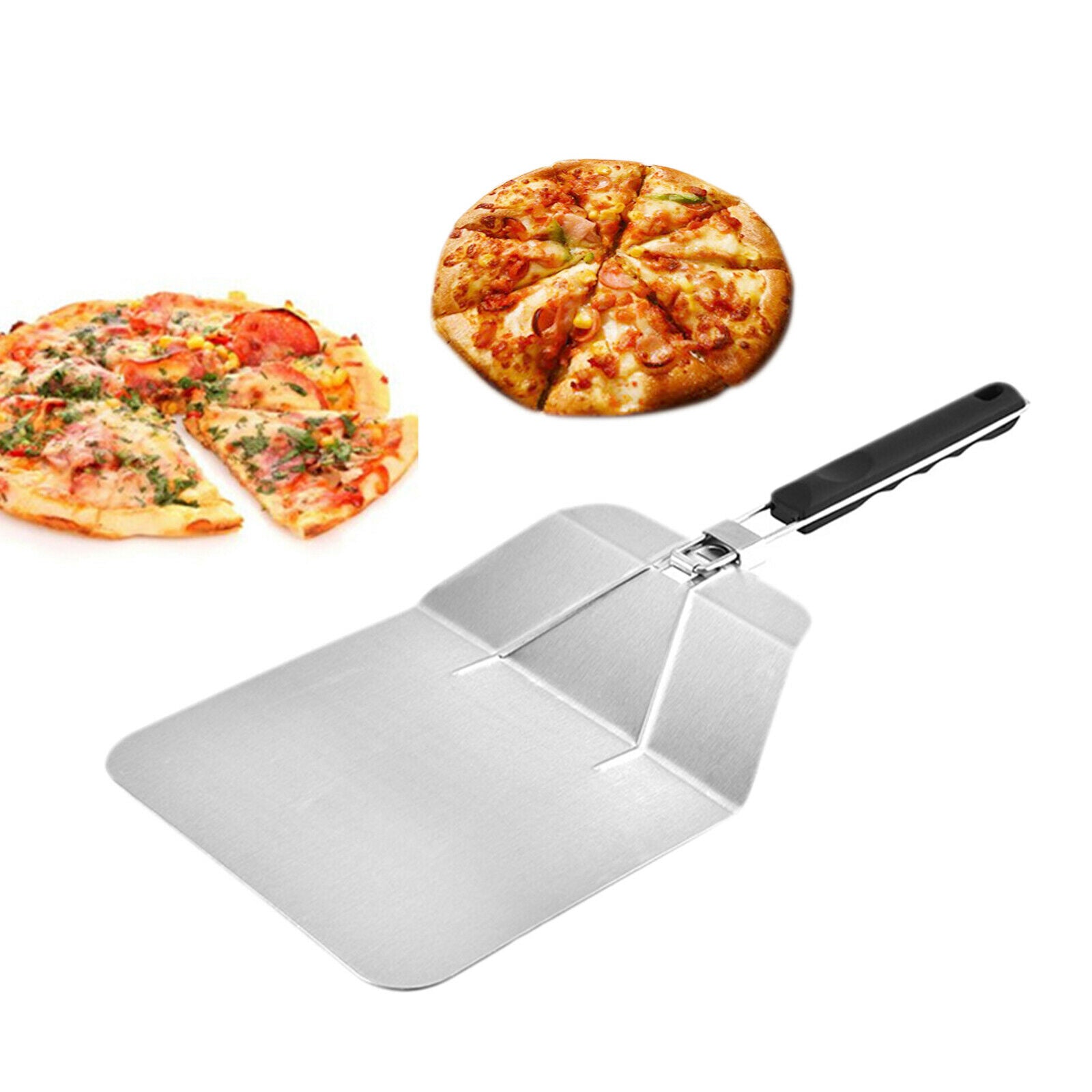Heavy Duty Pizza Lifter Stainless Steel Pizza Peel for Baking Pizza Pie