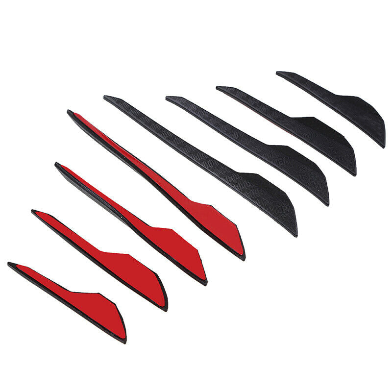 Black Car Door Edge Guard Strip Rubber Anti-Scratch Protector Strip Universal 8X
