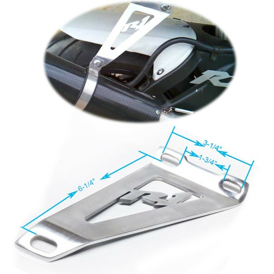 Exhaust Hanger Brackets for 2000 2001 2002 2003 2004 2005 Yamaha YZF R1 Polish
