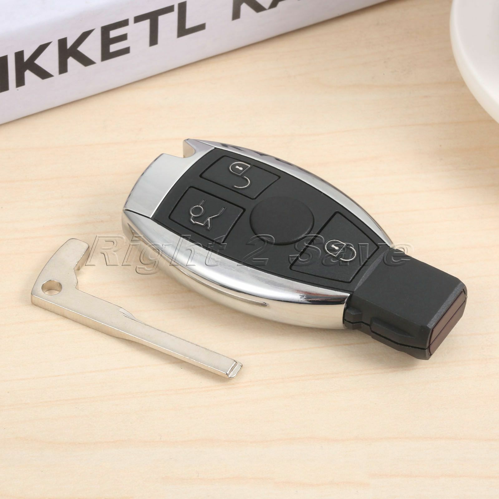1Pc Remote Key 3 BTN Fit Car 2000-2017 Mercedes-Benz A E S G CLK SLK ML Classes
