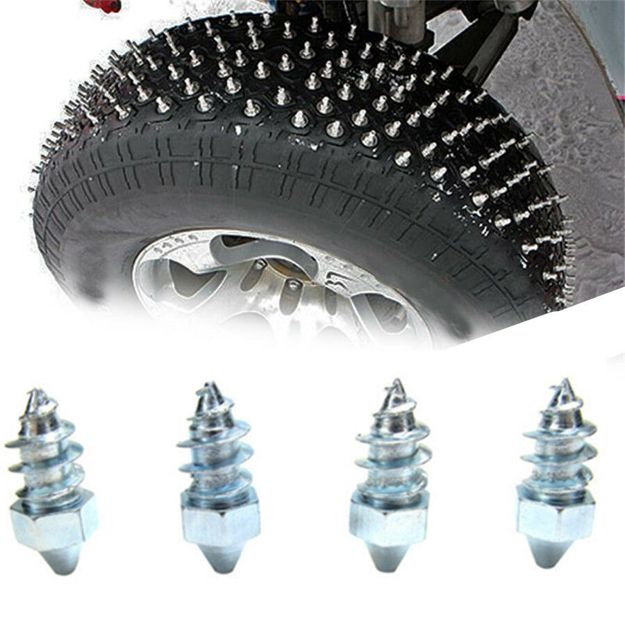 50Pcs Steel Winter Car Wheel Tire Snow Nail Spike Anti-Slip Screws Studs 20.5mm