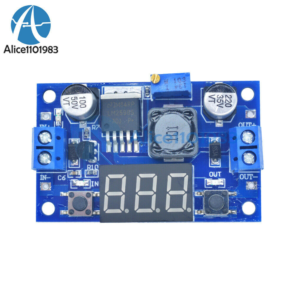 10PCS LM2596 Buck Step-down Power Converter Module DC 4V-40V To DC 1.3V-37V