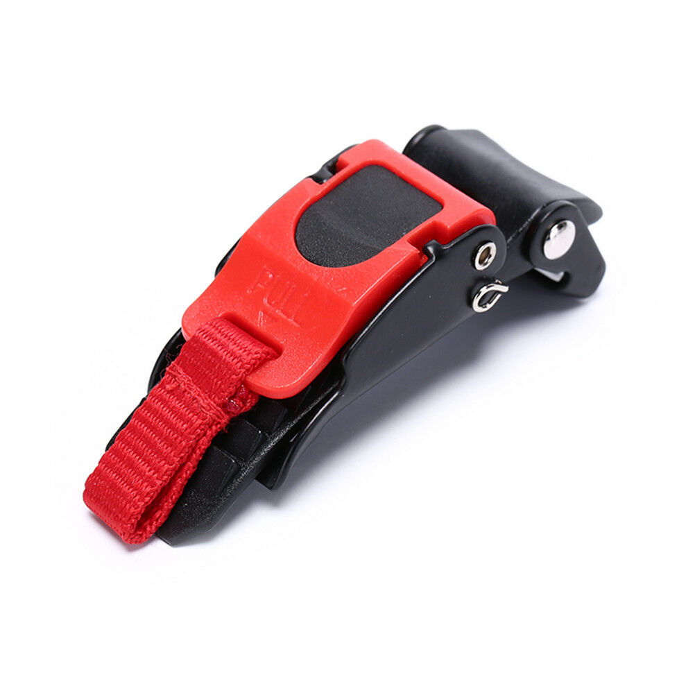1X Quick Release Helmet Strap Buckle Pull Buckles Black & Red  JP NTA NdJ.l8