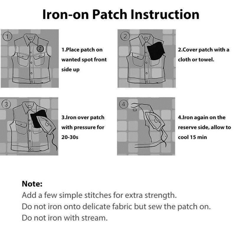 10 Pair Nortexx Iron On Repair Patches Cotton Or Denim Easy Quick & Easy Fix US