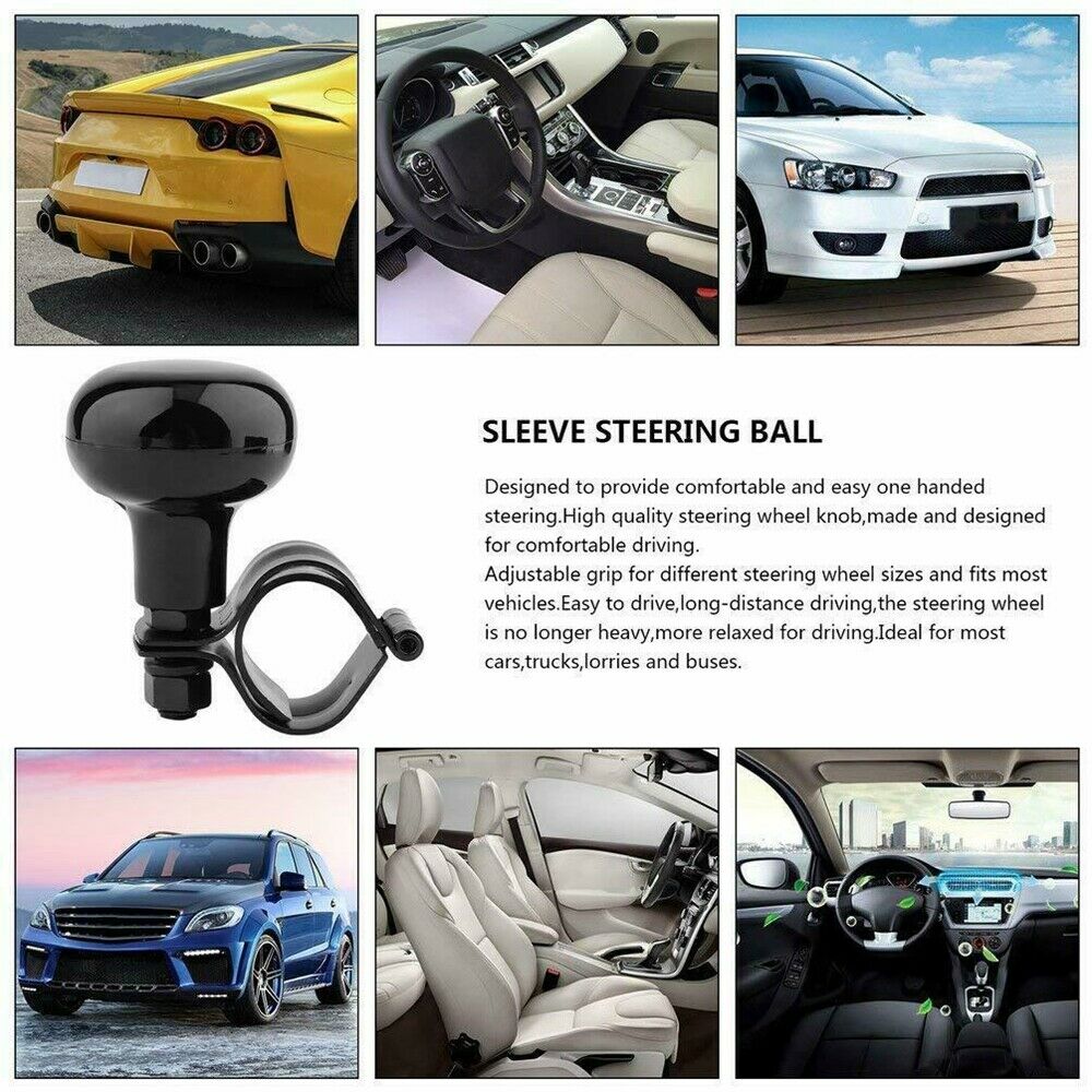 Universal Auto Heavy Duty Suicide Knob Car Steering Wheel Spinner Handle