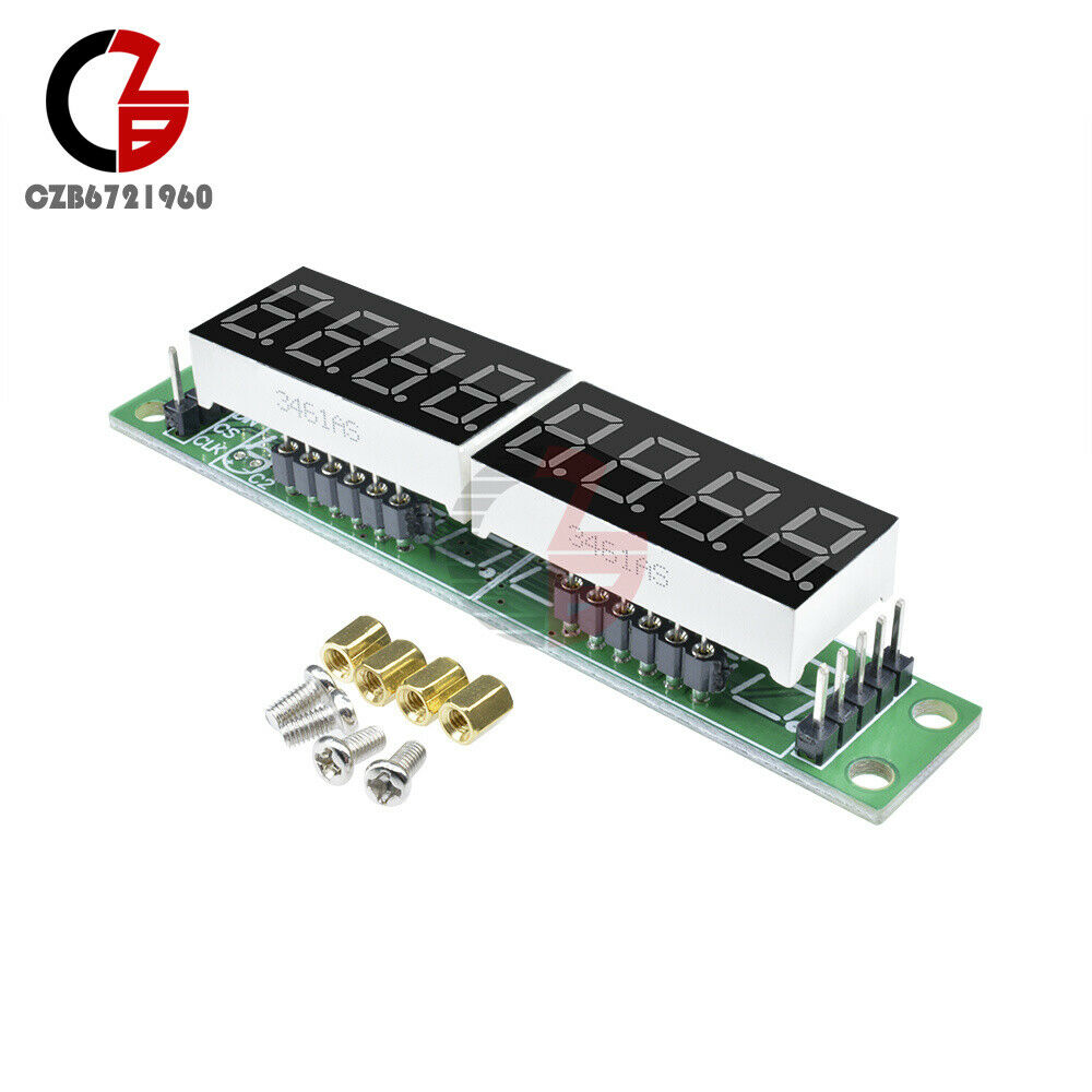 2Pcs 5V Red MAX7219 Digital Tube 8-Digit LED Display Control Module for Arduino