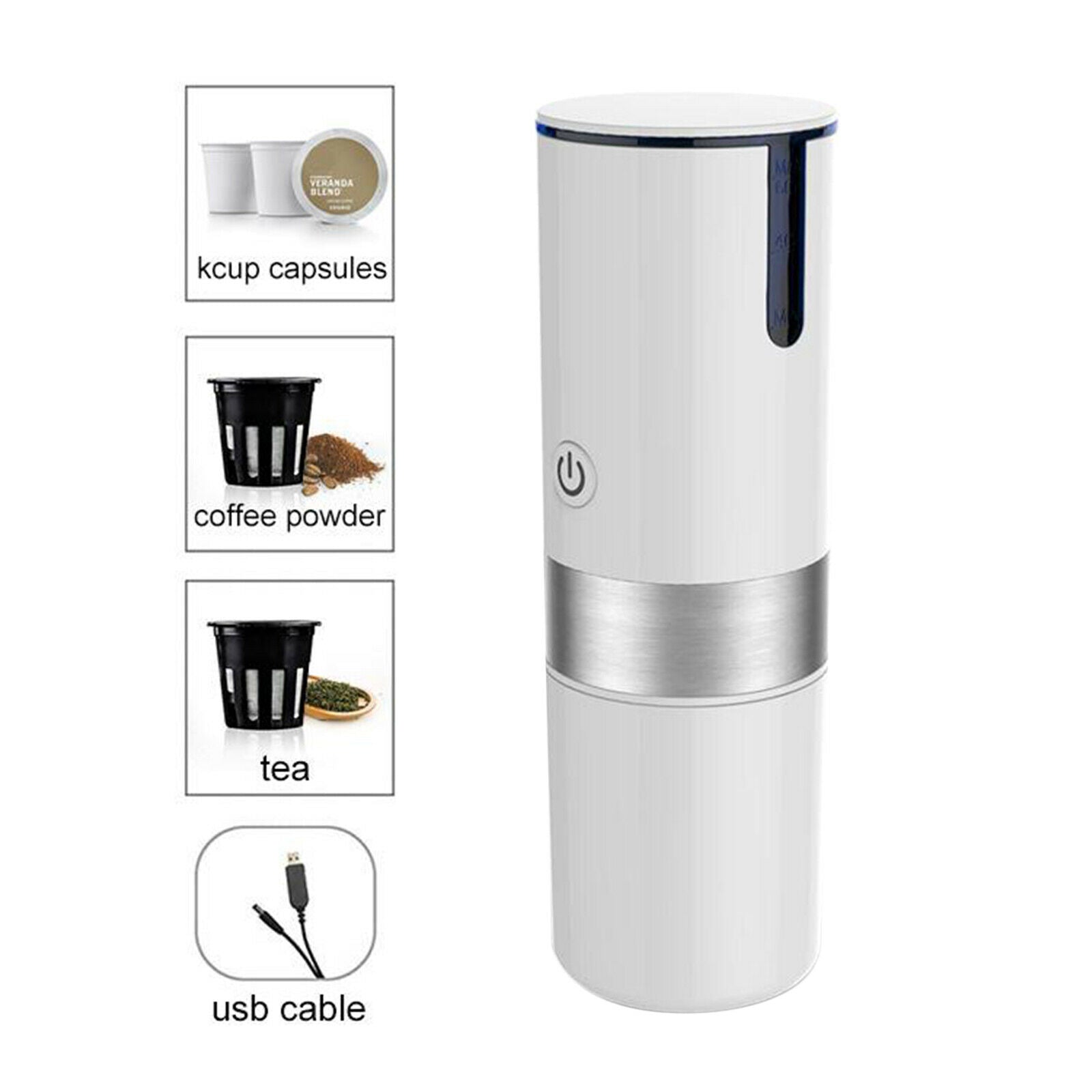 Travel Coffee Maker 60oz/200ml Electric Espresso Machine for Travel Outdoor