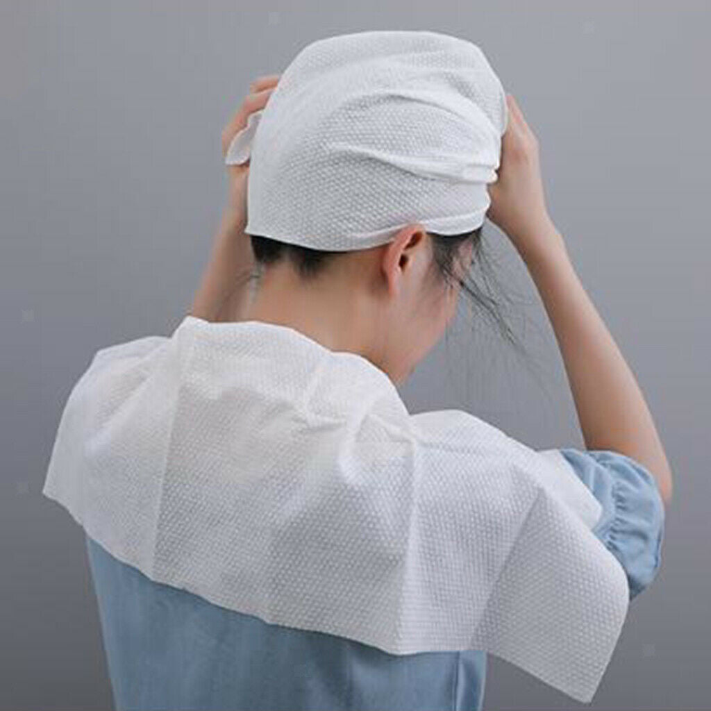 100Pcs Hairdressing Disposable Towels 70x30cm Toilet Bathroom Salon White
