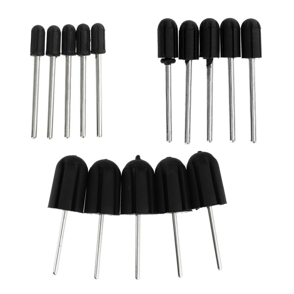15pcs Sanding Band Mandrel Bit for Nail Drill Pen Machine Acrylic Nail Files