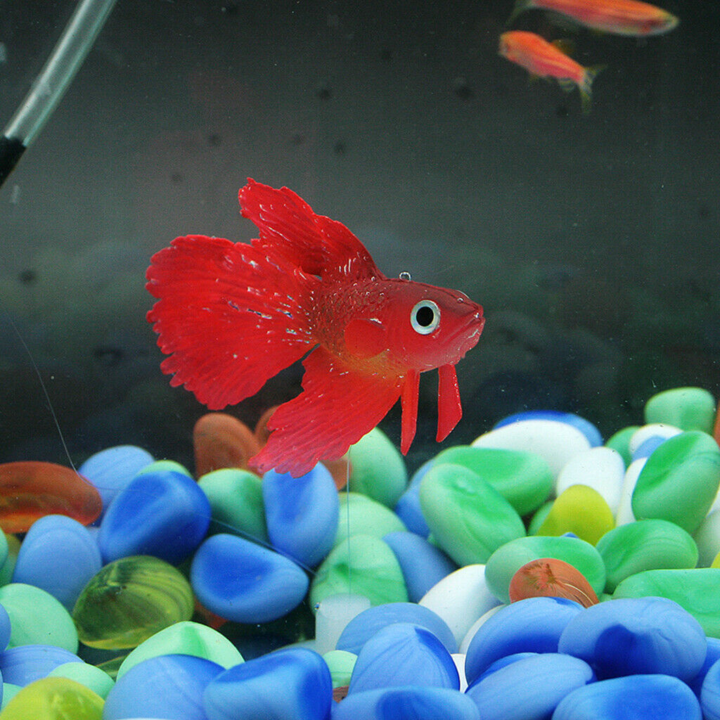 2x Realistic Silicone Aquarium For Aquarium Fish Tank