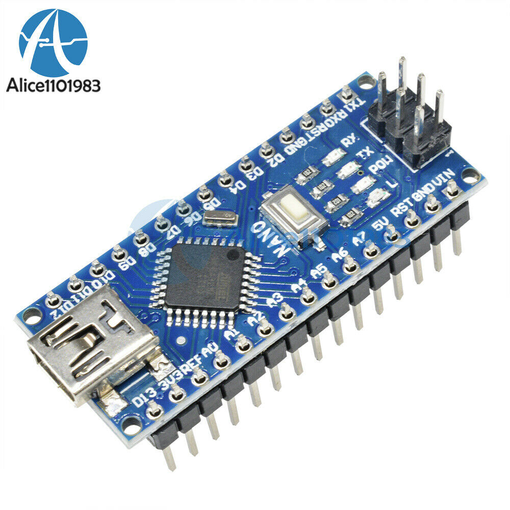 2PCS 5V 16MHz Nano V3.0 Mini USB ATmega328P-AU CH340G Driver For Arduino