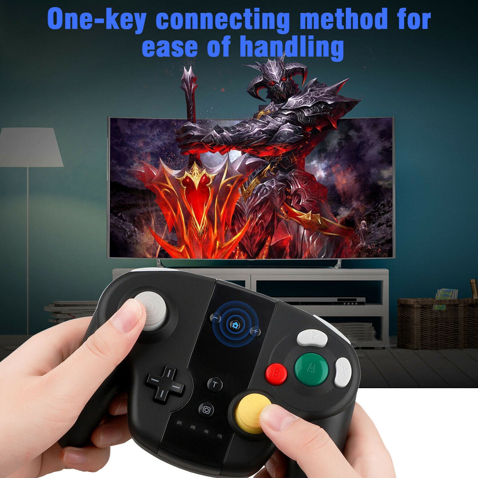 Wireless Shock Game Controller For Nintendo GameCube NGC Wii Video Game N-Switch
