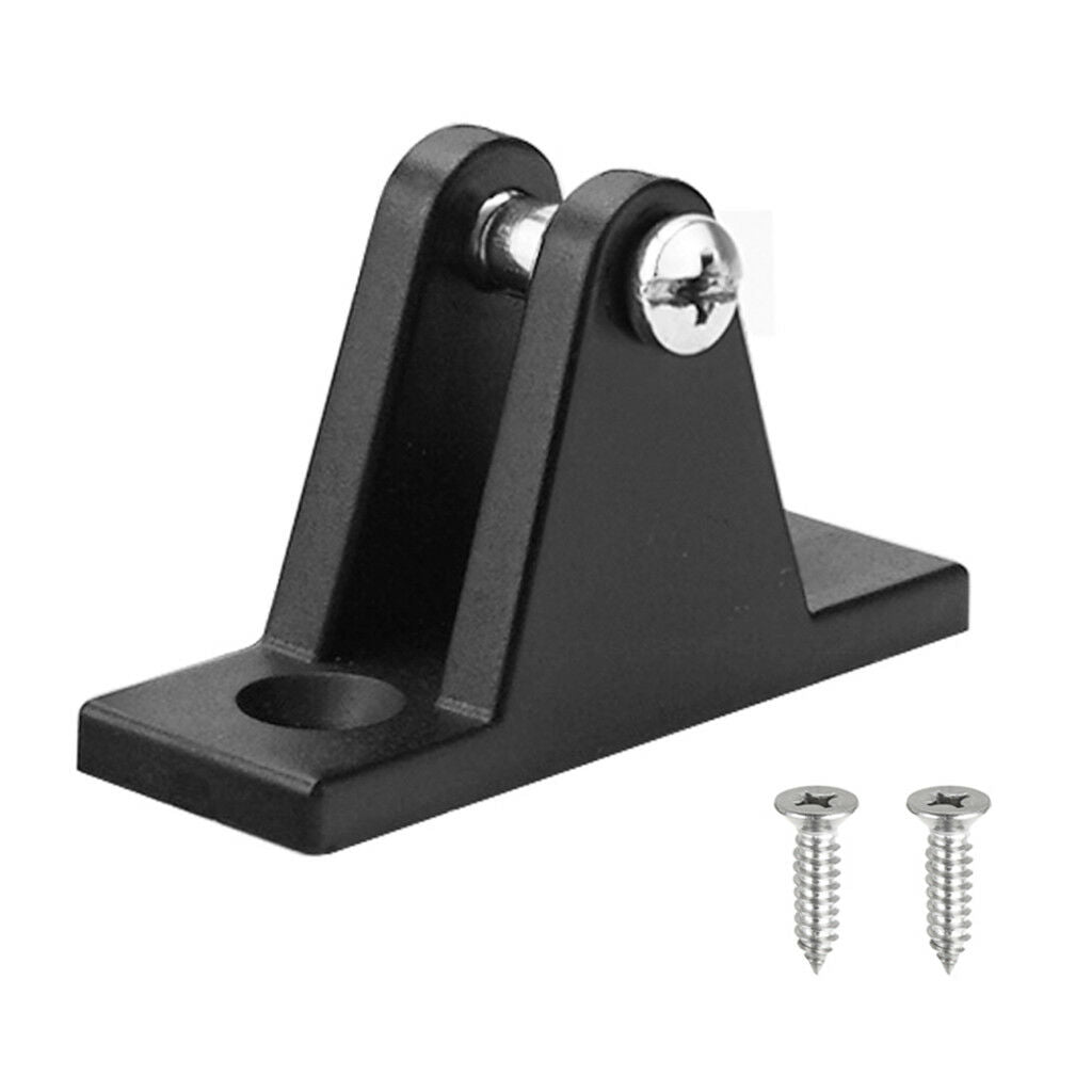 Marine Boat Bimini Top Fitting Nylon Deck Hinge 2 Holes with 2 Screws