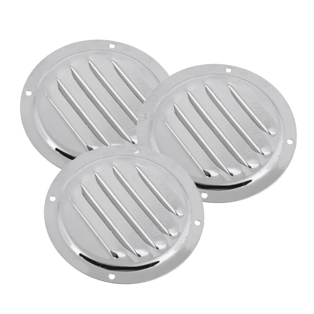 3 Pieces Round Boat Air Intake Vent Marine Exhaust Cover Vent Cover For Boat