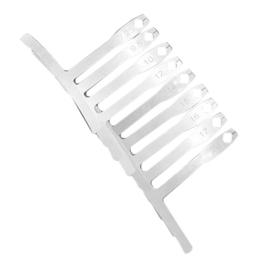 Stainless Understring Radius Gauge for Guitar Nut Bridge Saddle String Setup
