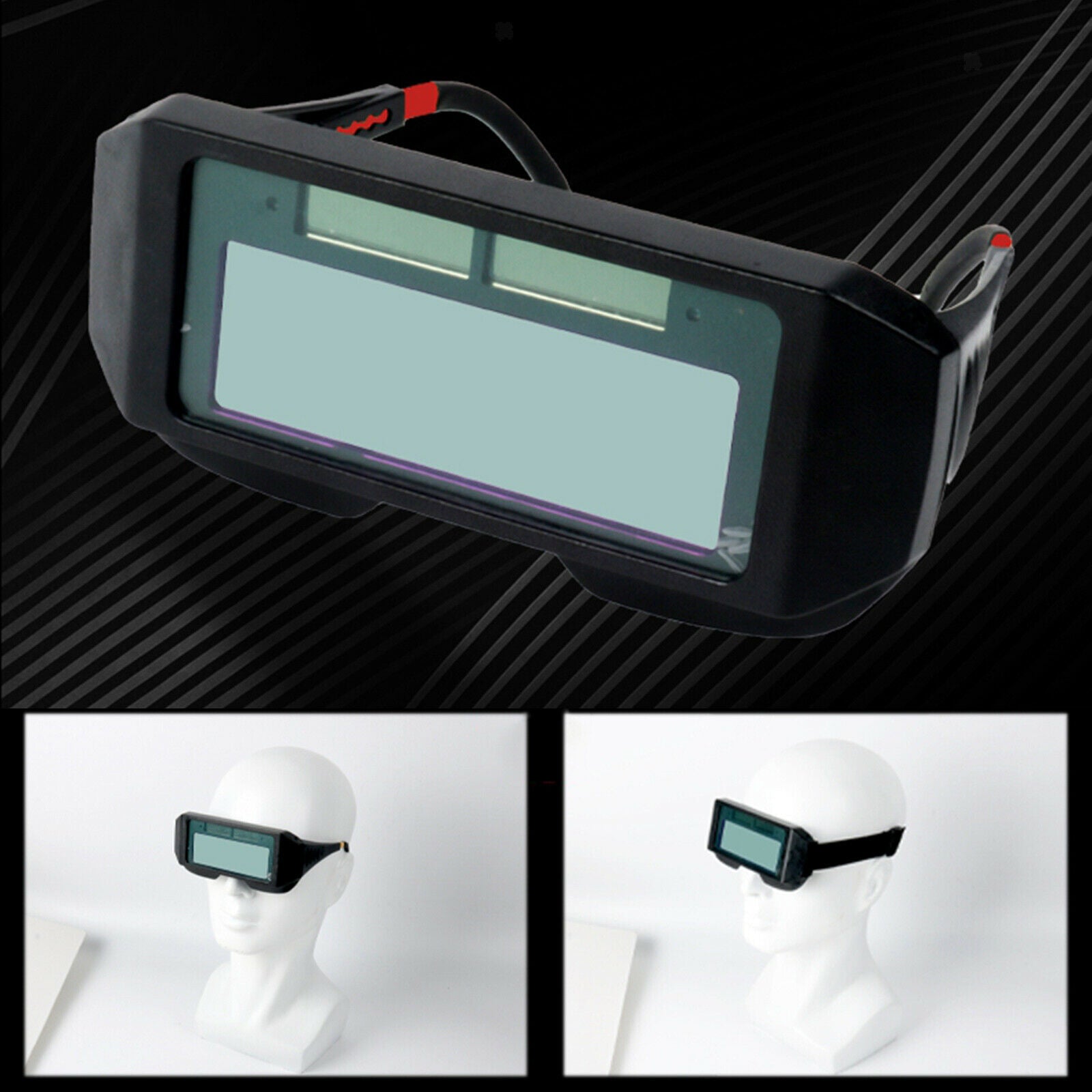 Auto Darkening Welding Goggles Wide Shade with Adjustable Shade Anti-glare