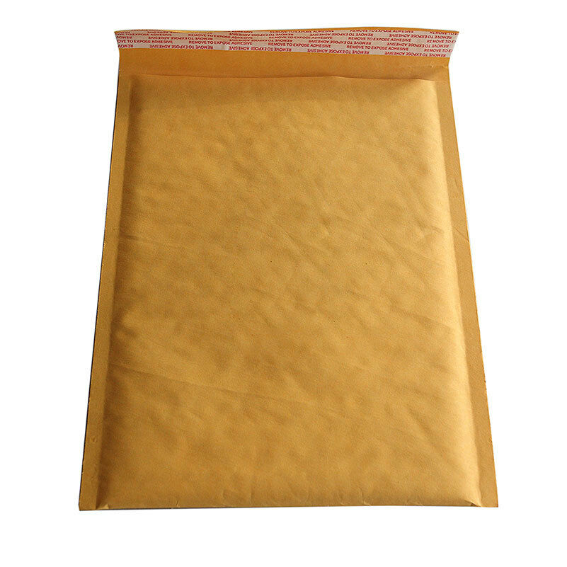200*250+40mm Kraft Bubble Bag Padded  Envelopes Mailers   Yellow Bags DHJ.l8
