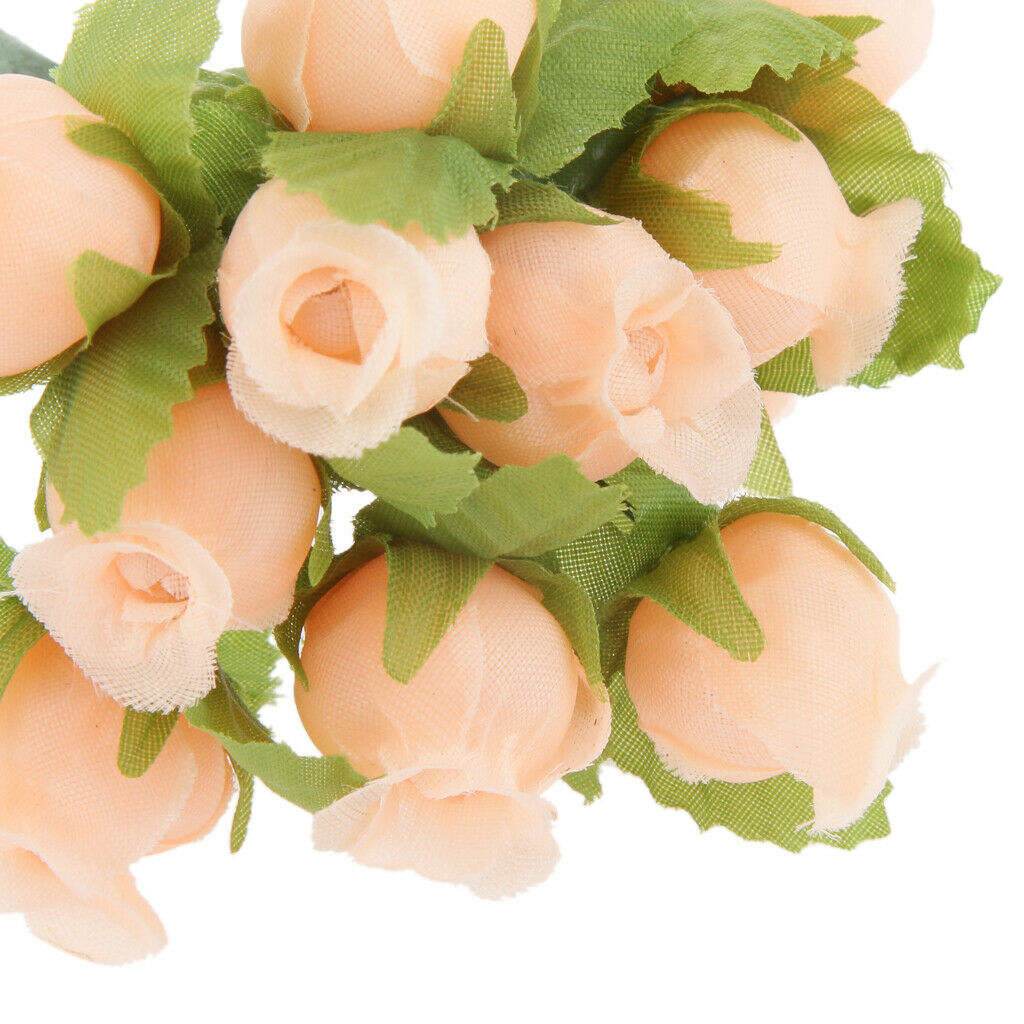 144pcs Artificial Rose Head Silk