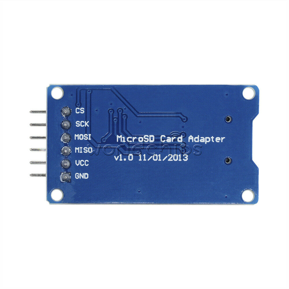 5PCS Micro SD TF Card Storage Adapter Board Memory Shield Module SPI for Arduino