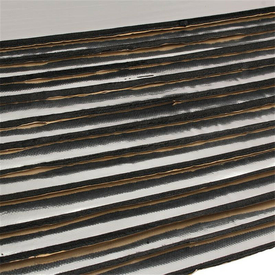 12Pcs 10mm Car Firewall Sound Deadener Heat Insulation Deadening Material Mat