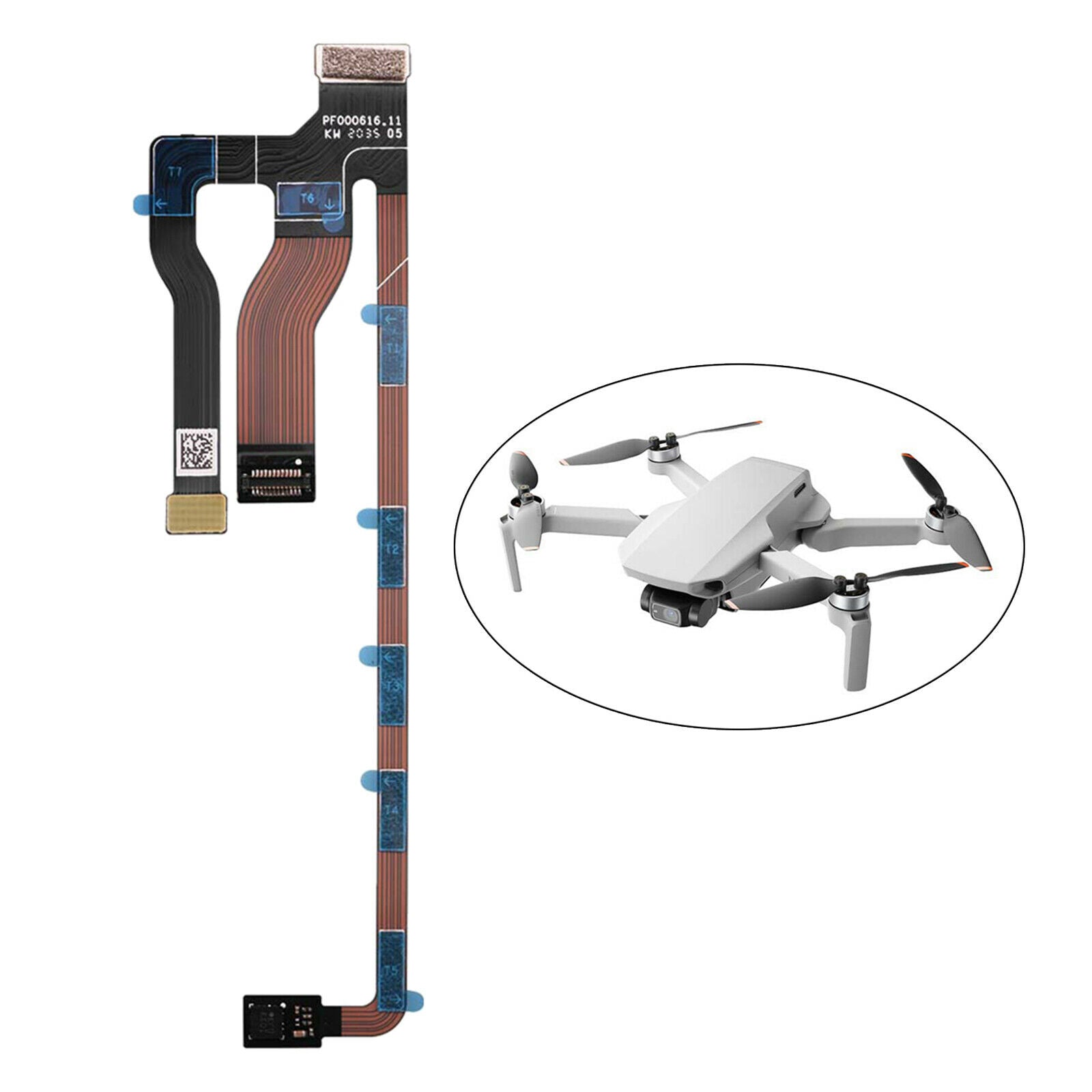 Mini 3 in 1 Flexible Flat Cable Flex Ribbon Cable for DJI Mavic Mini 2