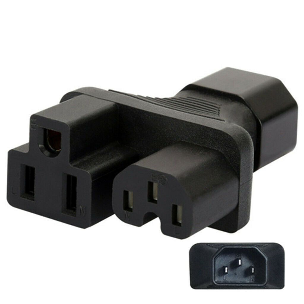 1 x C13 to C14 Adapter, IEC 320 C13 to C14 Power Adapter, AC Power Adpter